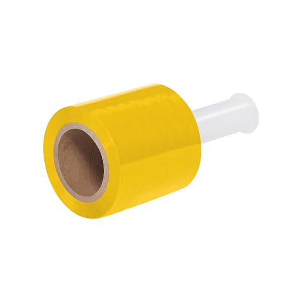 Bsc Preferred 5'' x 80 Gauge x 1000' Yellow Bundling Stretch Film, 12PK BUY00012829 - main